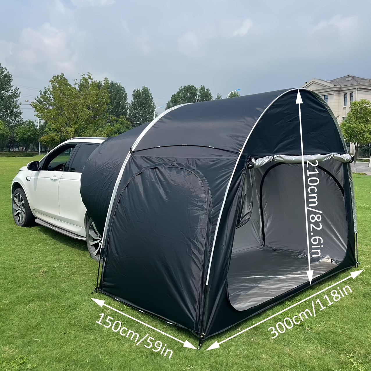 

Outdoor Camping Car Rear Tent Rear Suv Tent – Rear Tent For Van Rear Cabin Door Tent – Car Tailgate Tent