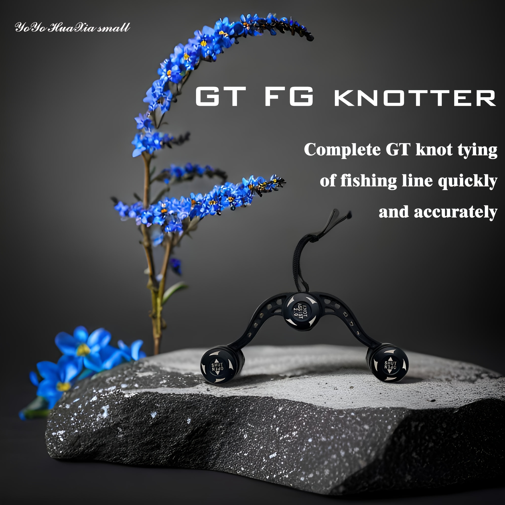Gt Fg Knot Tying Tool Quick Easy Line Knotter Portable Pe - Temu