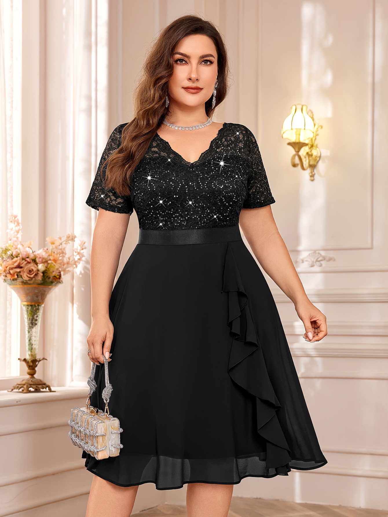 green emerald velvet dress Amazon.com: Knitee Women's Plus Size Sequin Lace V-Neck Formal Dress  Sleeveless Slit Prom Bridesmaid Wedding Guest Dress A-Purple : Clothing,  Shoes & Jewelry