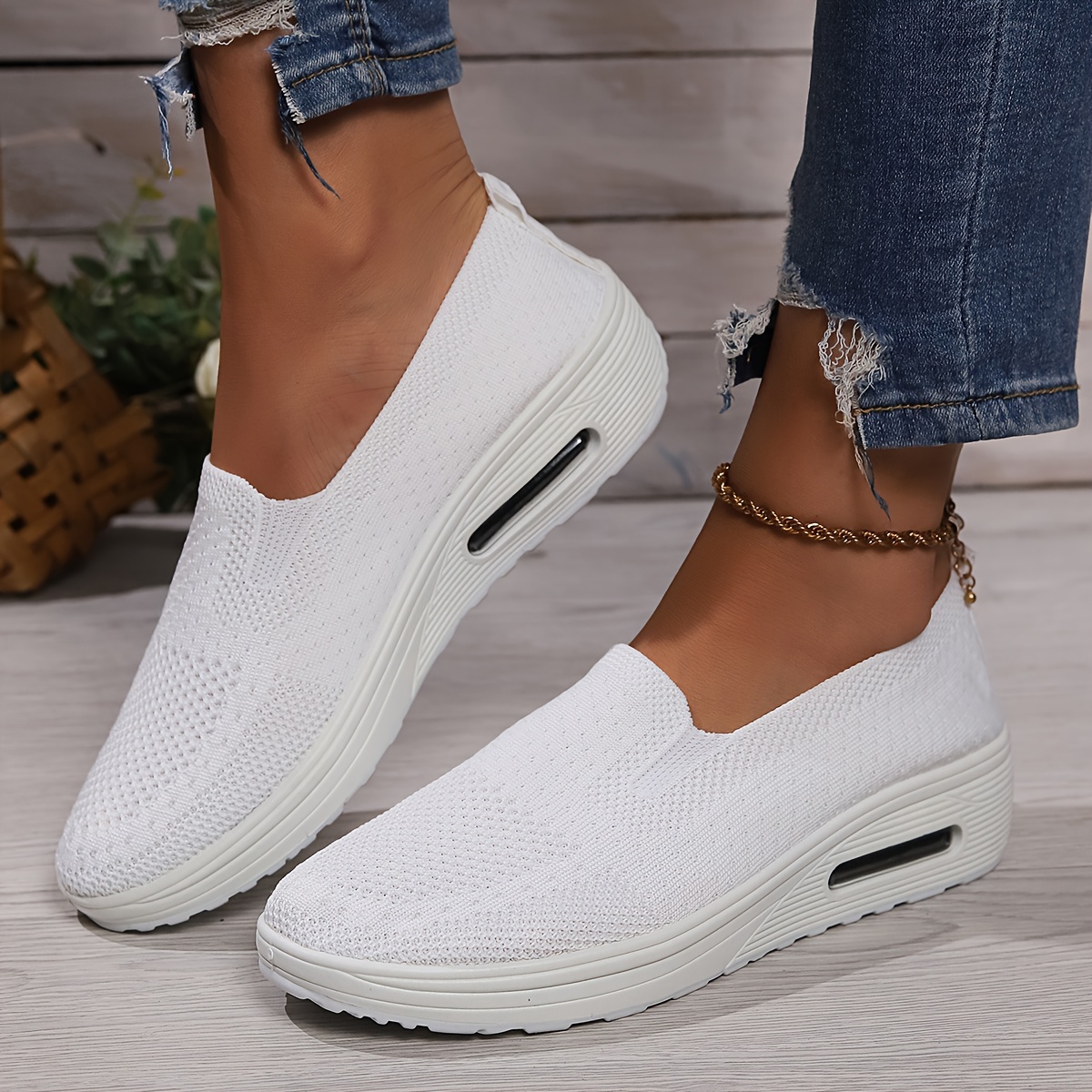 Gebreide sneakers dames sale