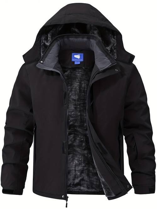 winter jackets coats for men fleece liner softshell jacket ski hiking snow jackets parka coat with hooded
