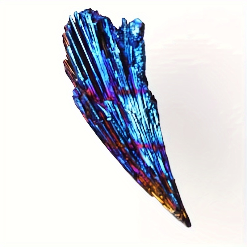 

1pc Flame - Kyanite With Iridescent For Home Decoration And Gift