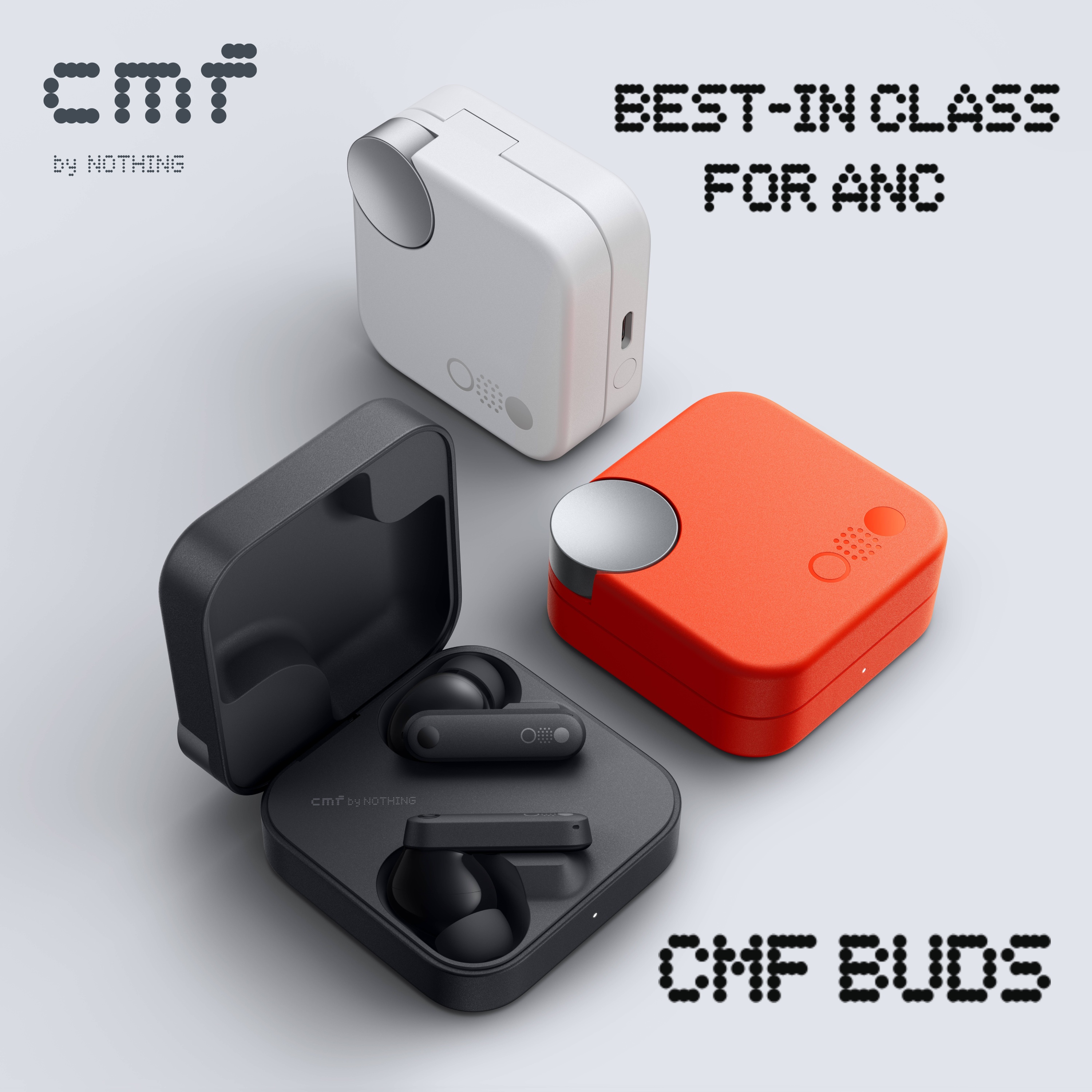 

Cmf By Nothing Buds Wirelesss Earphones With 42 Db Anc, Transparency Mode, 12.4mm Bio-fibre Driver, Ultra Bass Technology 2.0, Hd Audio By , Dual-device Connection, Intergrated