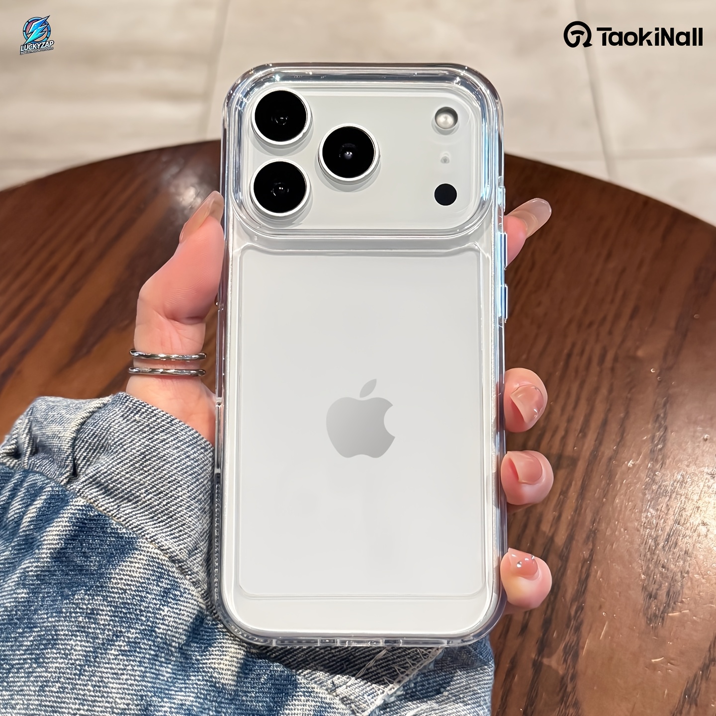 E-shop Handyhülle: für iPhone 17/17 Pro Max/17 Air/17 /15/14/13/12/11 Hülle – durchsichtige, stoßfeste Handyhülle mit vergilbungsfreiem, schlankem