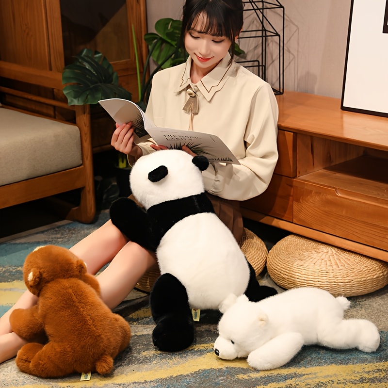 cute plush panda plush toy black and white panda stuffed animal doll   for boys and girls birthday easter valentines day gift   decoration goodies enhancing the atmosphere of home decoration Product details 4