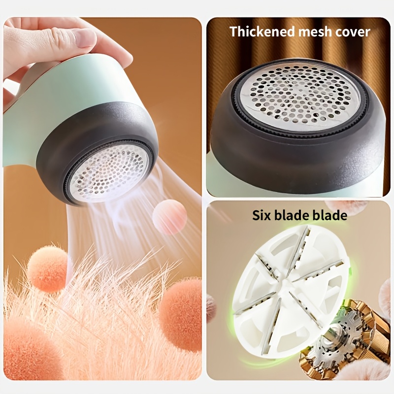 Electric Fabric Shaver 3 Lint Pill Remover Usb Portable