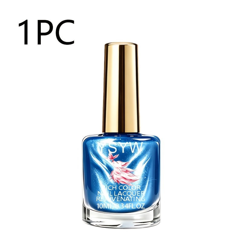 Image of Sky Blue Nail Polish 10ml - -dry, Metallic , Beach Essential, Enhancing Beauty, , Nail Strengthening, Nail Art, High Gloss , , Party, Seaside Vacation Universal, Hand And Foot