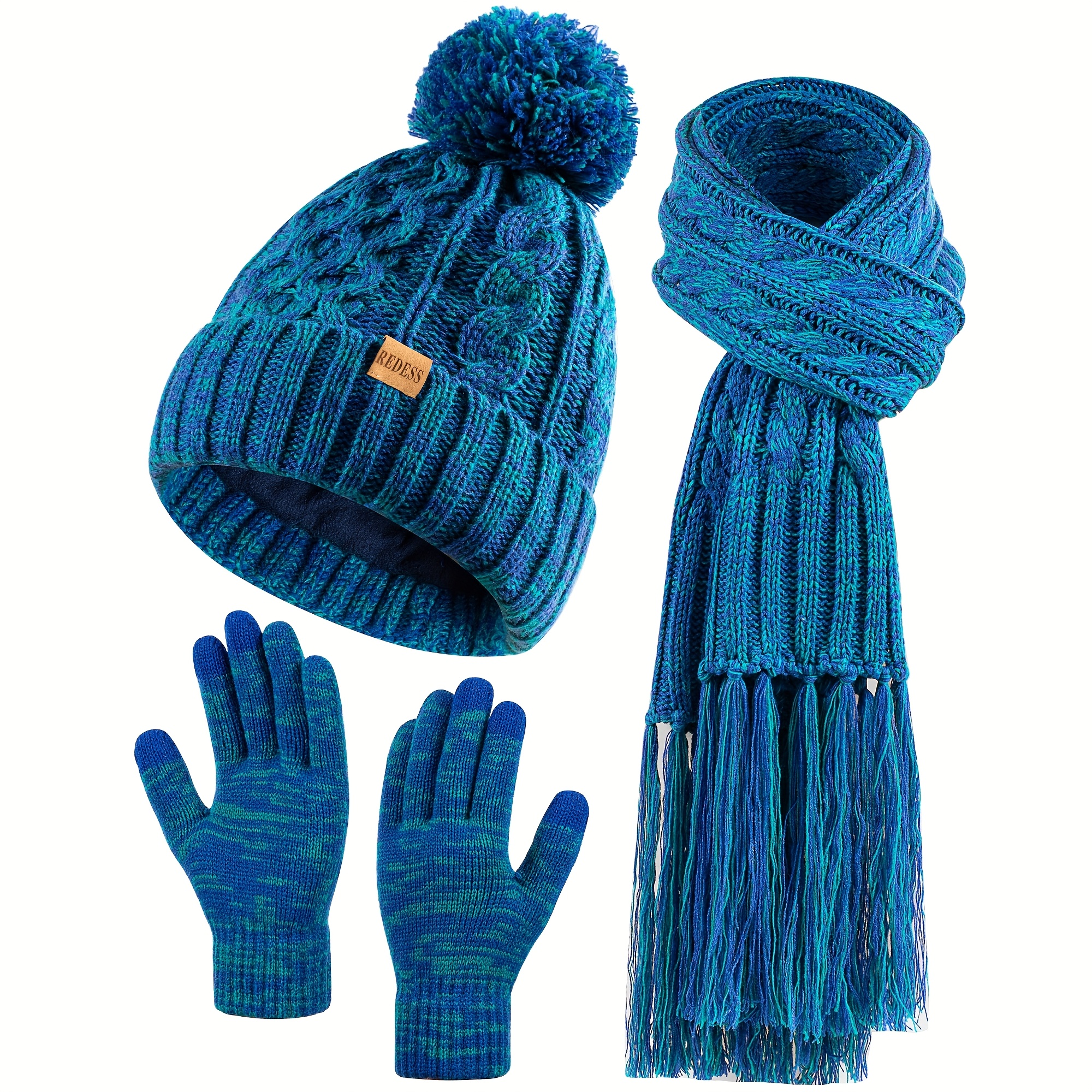 women hat scarf sets sold on Temu United States display picture 2