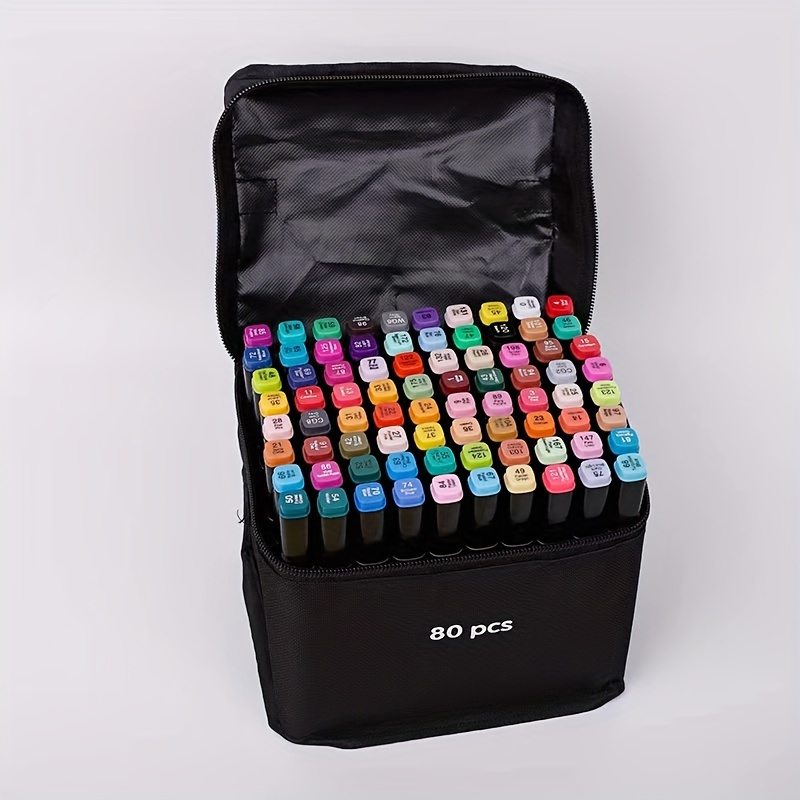 

Color Markers, 1 Set Of 80 Color Student Art Markers, Drawing Drawing Markers, Coloring, Drawing, Summer Gift, Student And Adult Art Supplies, School Supplies