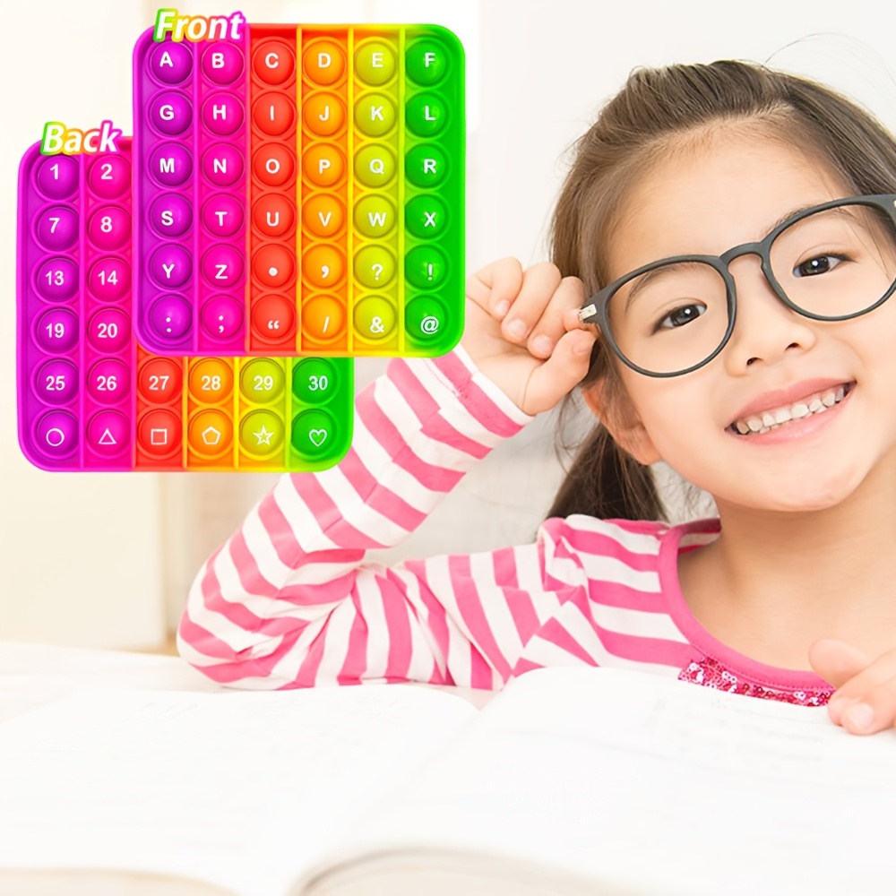 Square Learning Toys with ABC Alphabet Chart