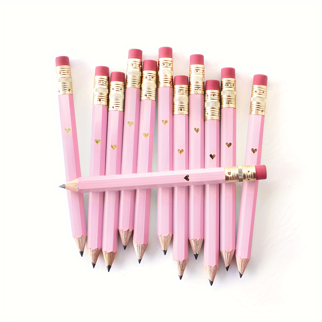 

25pcs Mini Pencils, Writing Pencils, Wooden Pencils, School Stationery Supplies