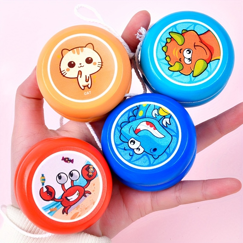 Jouet Yoyo en bois - YOSOO - Modèle de dessin animé mignon - Pour enfant de 6 ans et plus