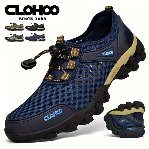 mens sneakers non slip rubber outsole cushioned midsole breathable design gym running walking everyday shoes navy blue black low top sneakers gym footwear sporty look flexible interior lining walking sneakers durable construction comfortable footwear