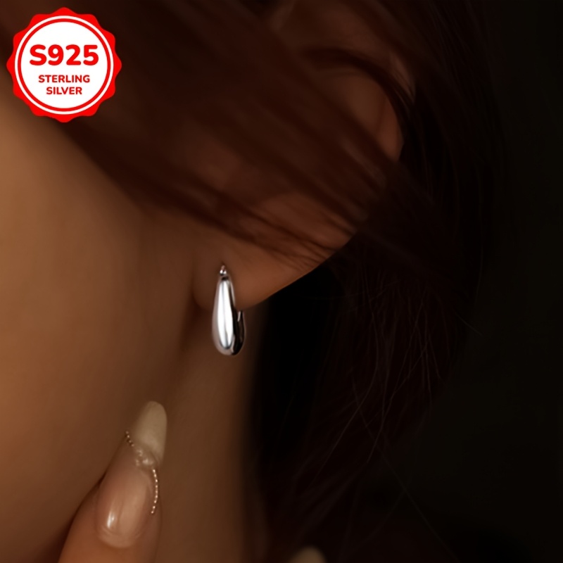 Stylish Circular Earrings Versatile U-Shaped Ear Clips