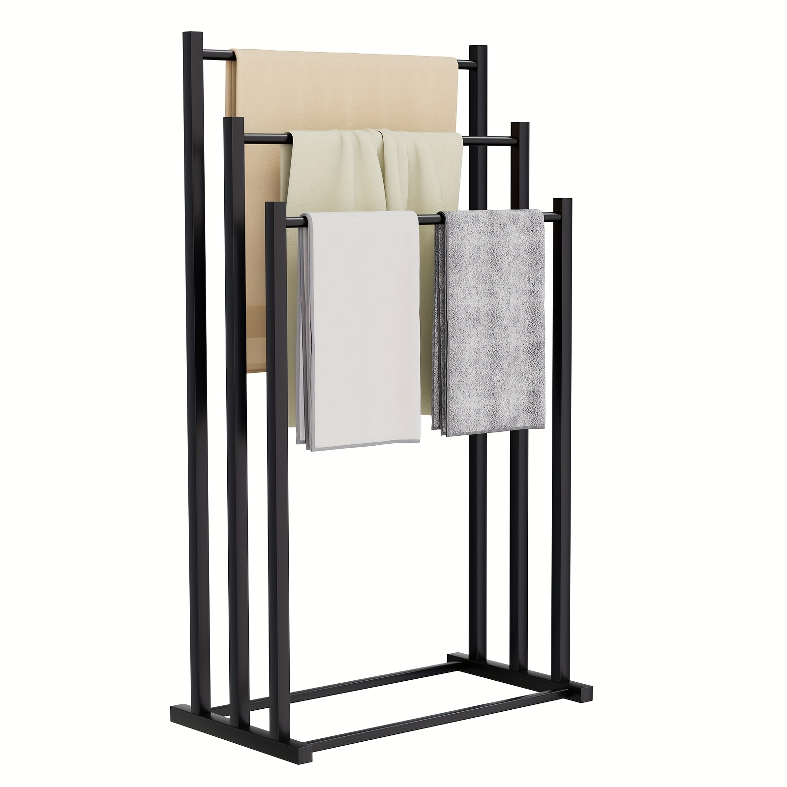 Towel Rack, A Free-standing Towel Rack That , Split Design, Ventilation, Quick Drying, , Easy To Assemble, Blanket Rack Is Suitable For Bathroom Storage/towel Storage/bath Towel Storage, Towel Racks