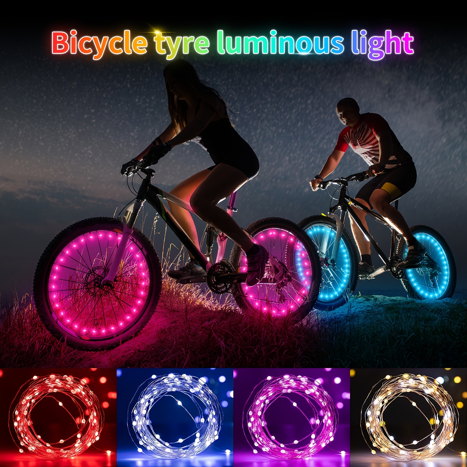 led bicycle wheel lights bicycle lights riding Temu United Kingdom