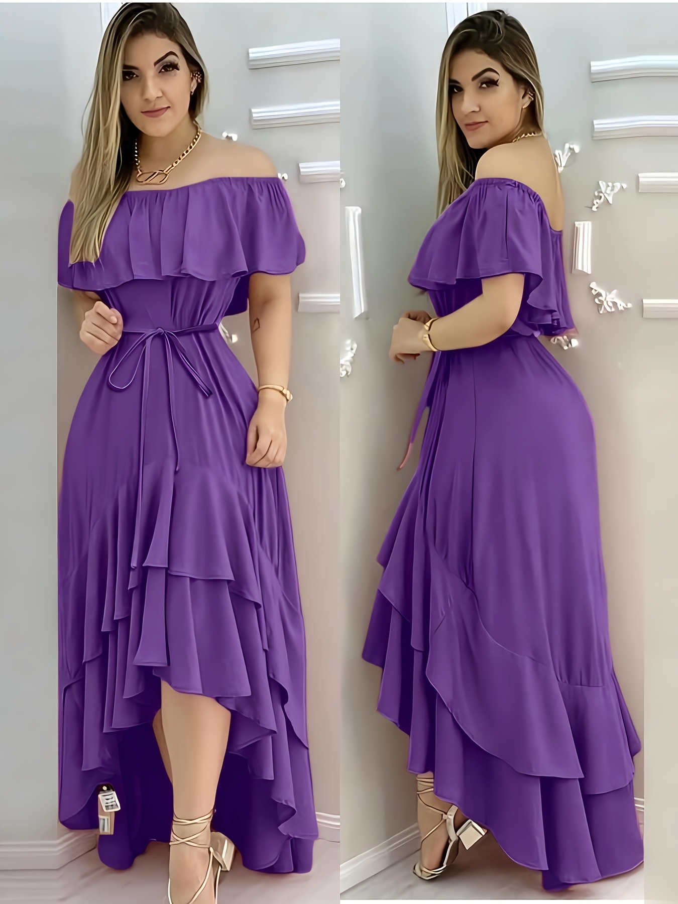 strapless open back dress Carmel Maxi Dress