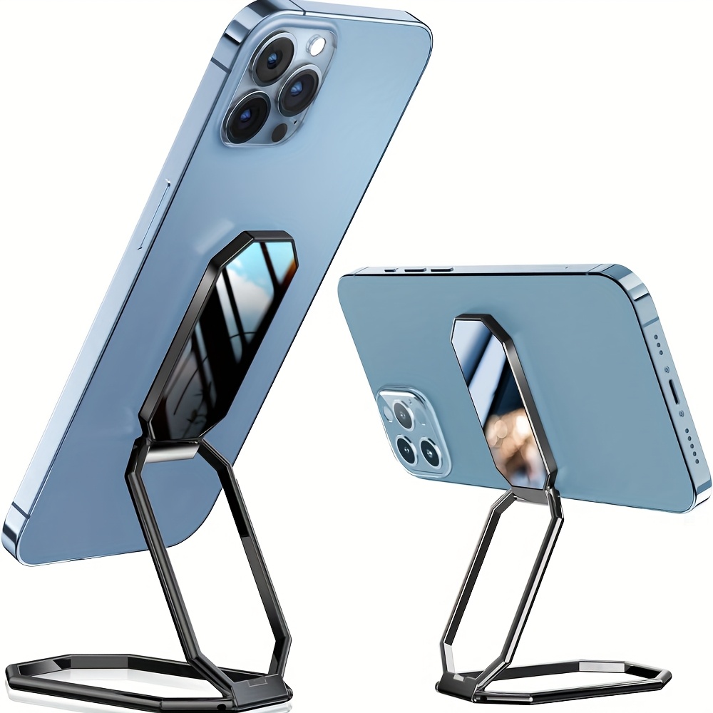 Phone Holder Finger Kickstand Foldable, 360 Rotation Phone Ring Holder Stand Finger Grip, Metal Phone Ring For Iphone 15 14 13 12 11 Pro/ Holder For Galaxy Z Flip 3 4 5 Z Fold 3 4 5 A13 A53 Series