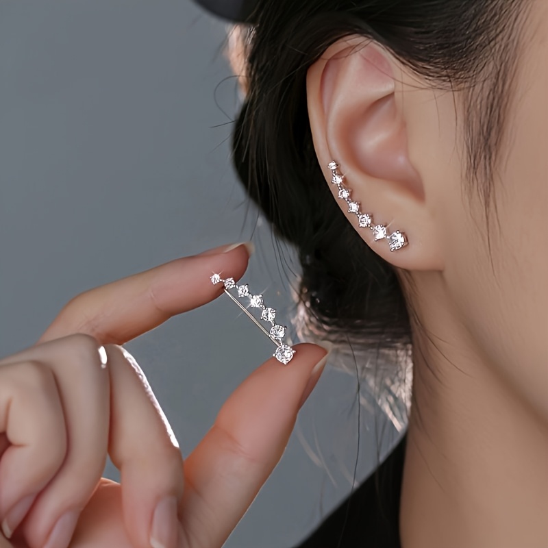 

Hot-selling -star Zirconia Earrings, Exquisite And Shining, Suitable For And Gift-, Vacation And