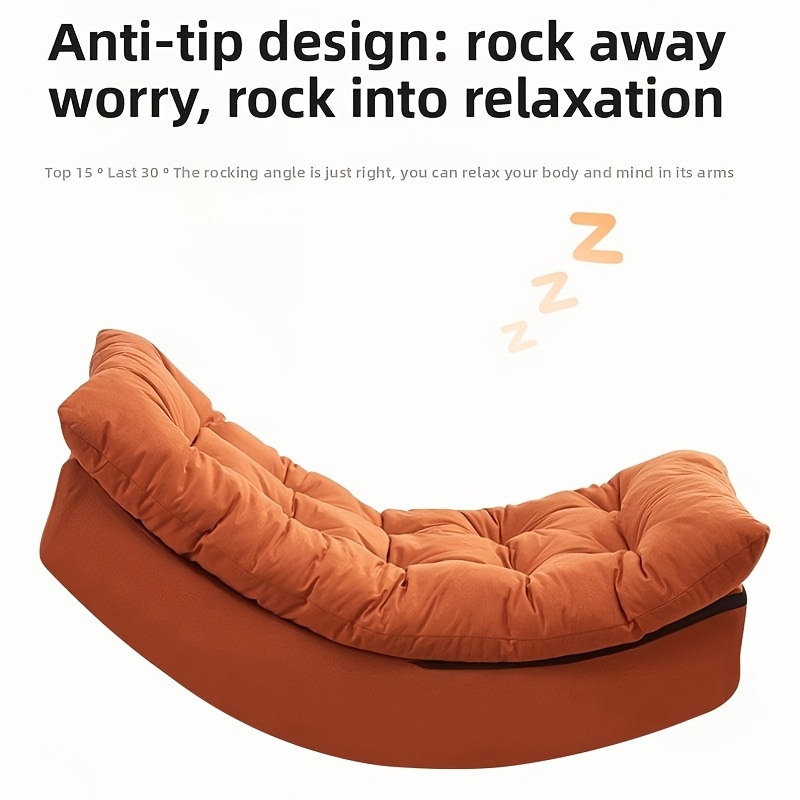 Moon Rocking Chair/Leisure Living Room Recliner - a Recliner for Ultimate Lazy Time in The Living Room That Can Be Reclined And Slept On, a Sturdy Reclining Single Sofa Chair, Suitable for Cozy Family Leisure
