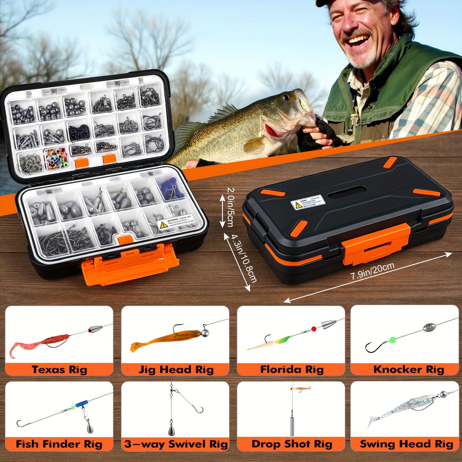 Tackle Box Best Bass Fishing Accessories Fishing Tackle 253/387pcs