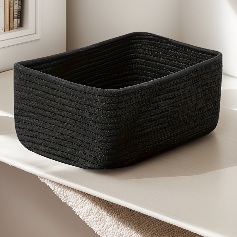 Handwoven Decorative Baskets for Home Decor & Toy Organization