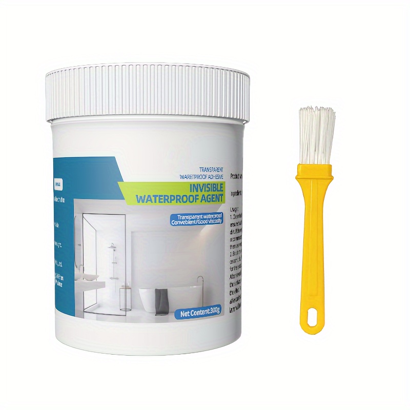 200g Transparent Waterproof Adhesive, Waterproof Coating Sealant Agent  Transparent Invisible Paste Anti-Leak Glue for Kitchen Toilet Exterior Wall