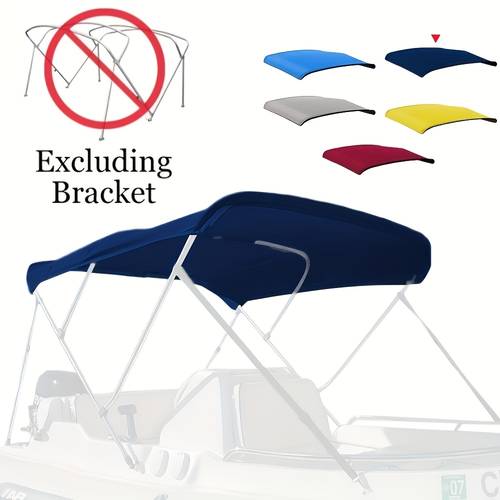 item picture 900d marine grade boat bimini top 1pc foldable bimini top replacement cover windproof canvas cover with zipper universal style without frame multiple sizes and colors