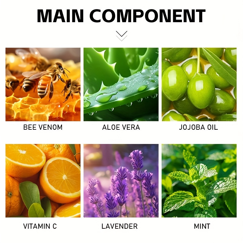 40g black Golden color bee Venom moisturizer, with a variety of natural plant extracts, deep moisturizing Light Beige, light texture, non-greasy, fast absorption, long-term moisturizing, suitable for all Light Beige types of body care cream