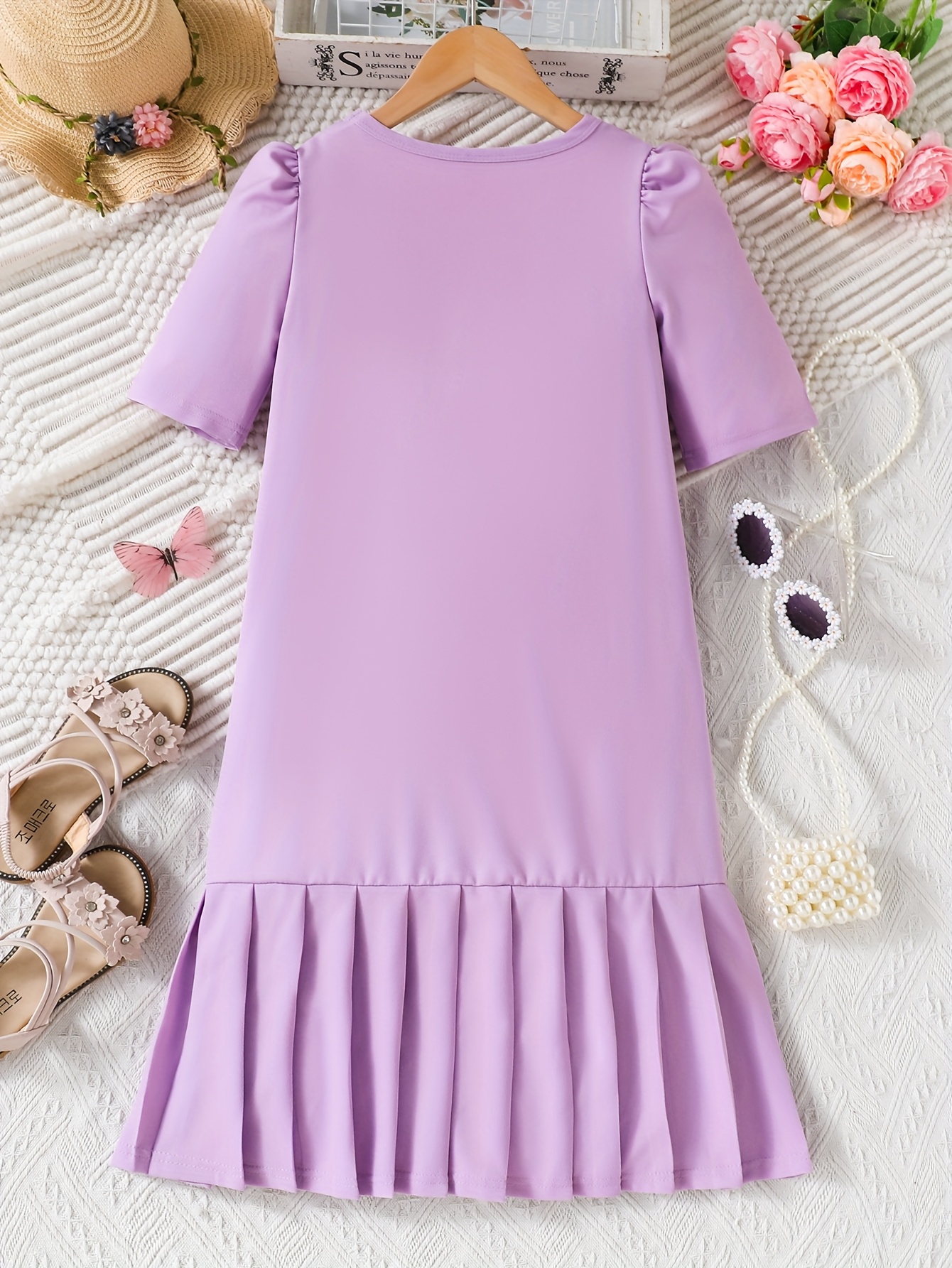 korean pleated dress 2 Piece Set Women Single Breasted Top + Solid Mini Pleated Skirt Korean  Fashion
