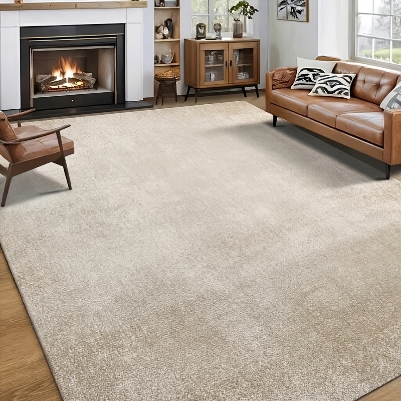 Breathable Mat Rug, Cooling Mat Inspired Area Carpet, Thin 4mm Low Pile Rug Machine Washable, Easy Room Bedroom Rug, Robot Vacuum Friendly Carpet For Families, Pets, Apartments