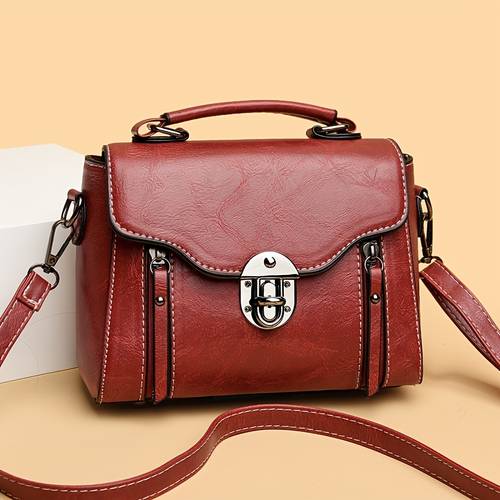 new fashionable womens crossbody bag vintage small handbag versatile and stylish small square bag simple and chic womens handbag with large capacity solid color pu crossbody bag in multiple colors versatile casual single shoulder