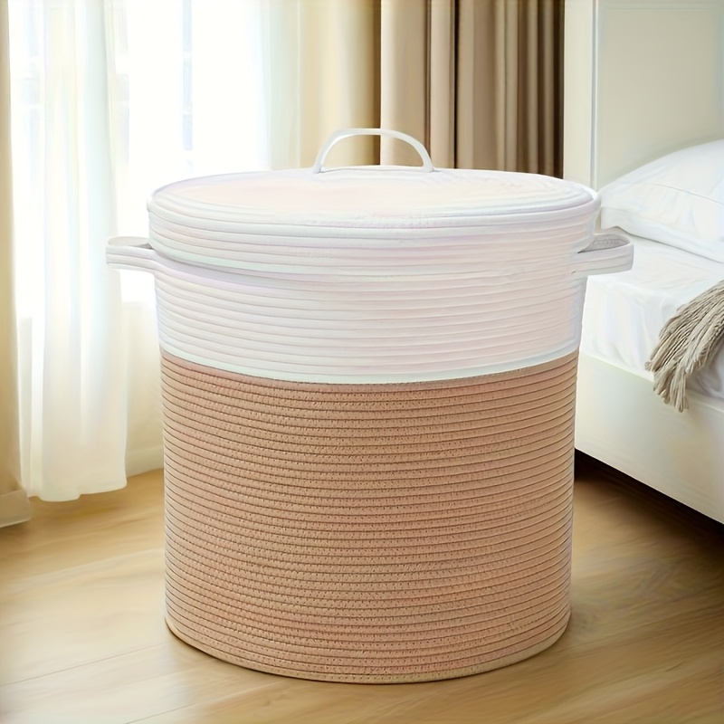 Extra Large Storage Organizer Laundry Basket Dirty Clothes Storage Clothing Organizer Multifunctional Storage Large Storage Basket with Lid, Laundry Baskets