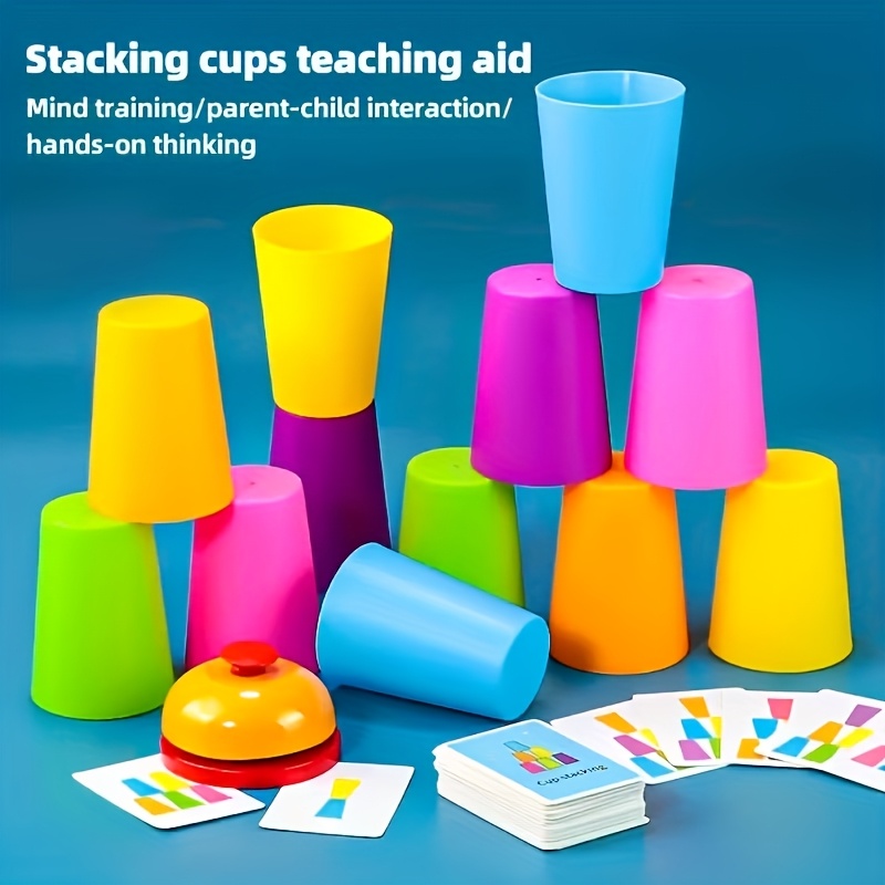Stacking Tower Game Set for Children's Education