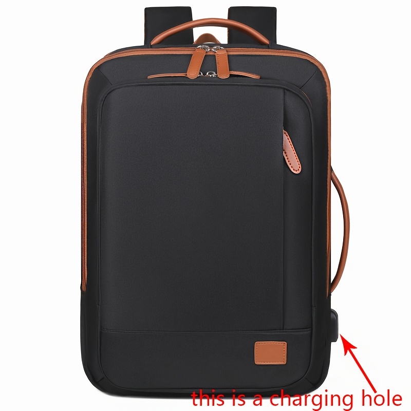 Large Capacity Expandable Laptop Backpack, Lightweight Travel Backpack, Handheld Design, Suitable For Travel, Business, Commuting, Etc