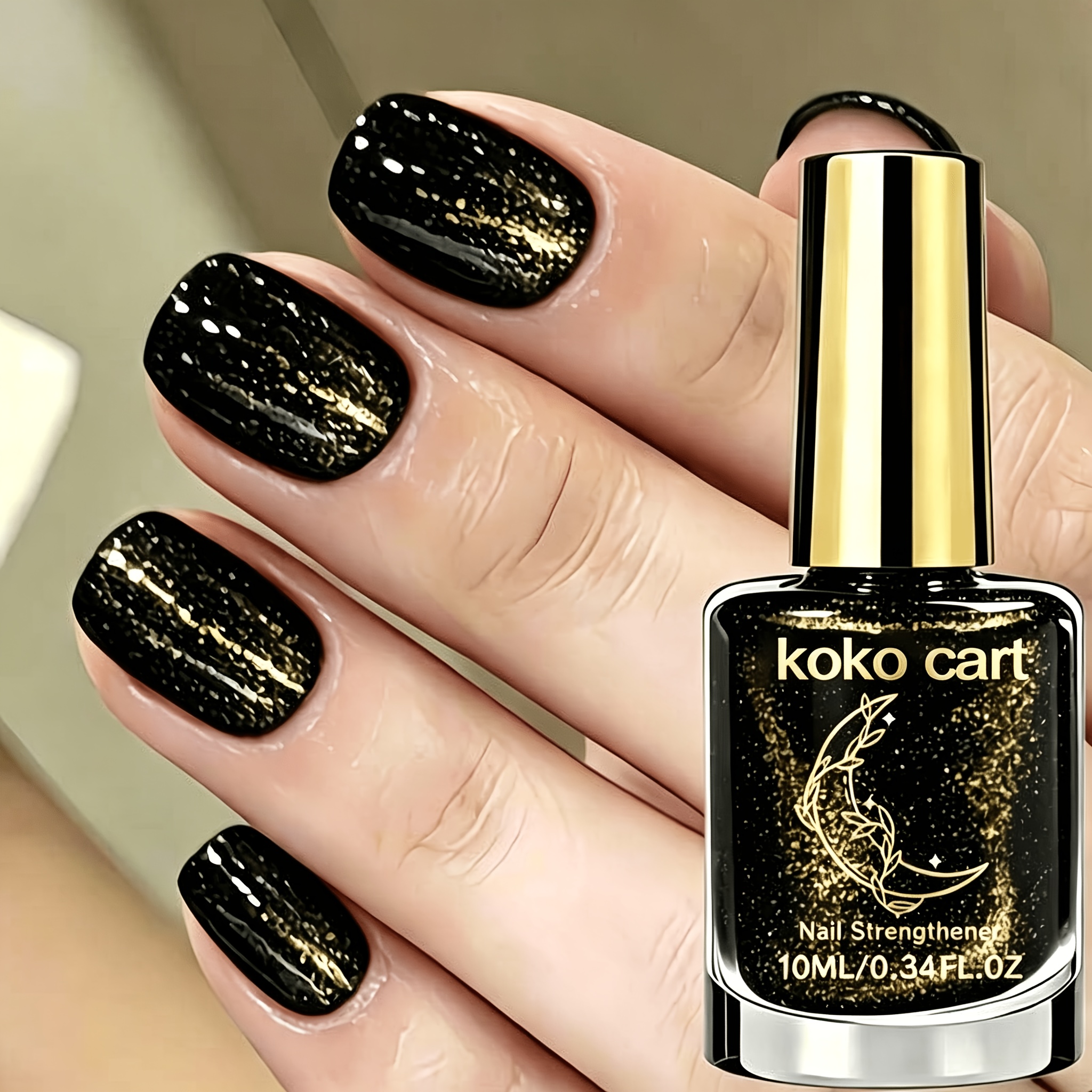 Image of 1pc New And Strengthener And Oil, With All-match Sweet Cool, Upgraded Quick- Formula, Fast Drying No Lamp Needed, Increases Nail Hardness And Shapes Nails