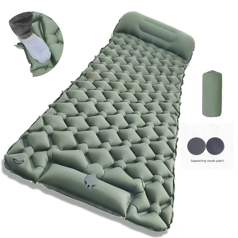 E-shop Camping-Luftmatratze mit integrierter Pumpe - Ultraleichte Luftmatratze für Wandern, Rucksacktouren Reisekomfort