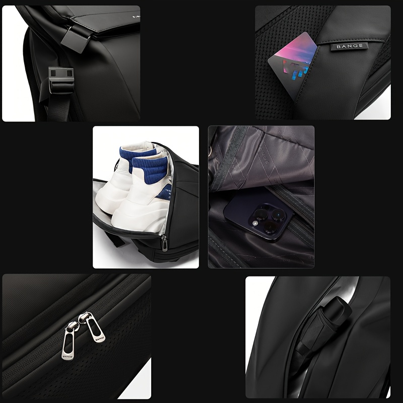 New Large Capacity Backpack for Casual Travel, Stylish Men'S Double Shoulder Bag, Laptop Backpack for University Students, Business Backpack, Trendy Design