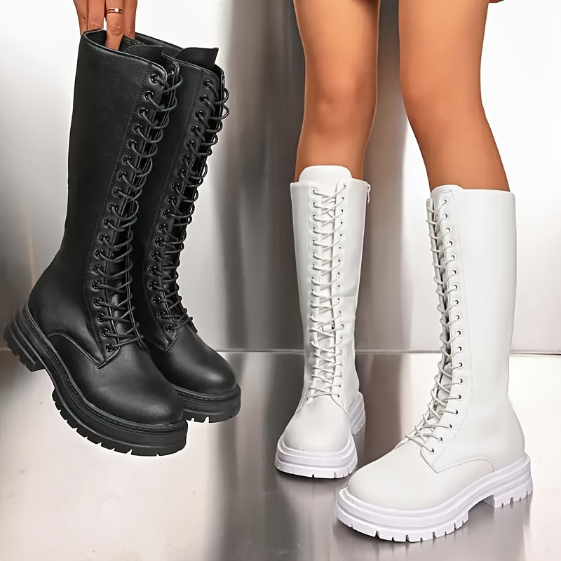 comfortable   calf boots for women featuring a lace   and     everyday wear
