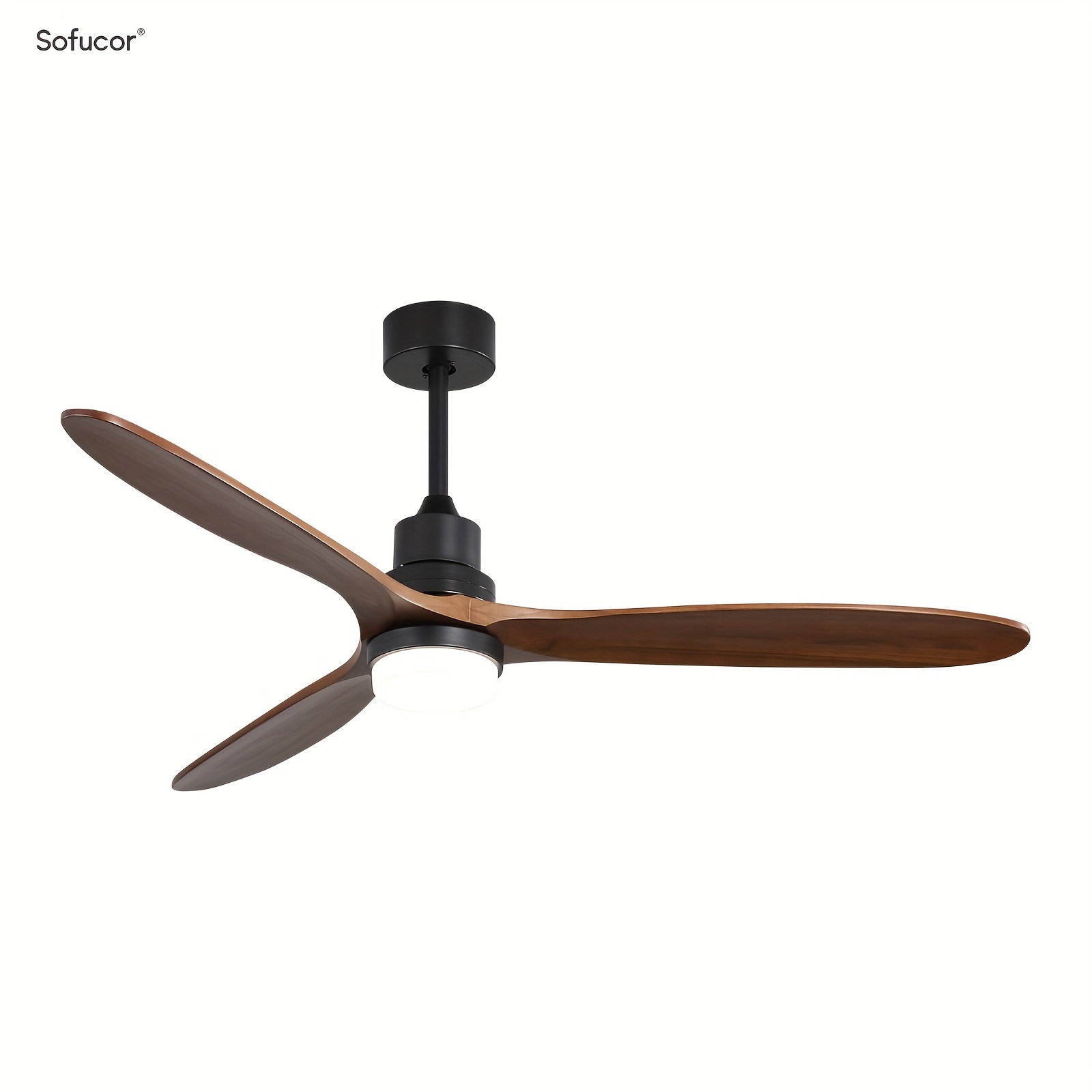 

Sofucor 60 Ceiling Fan 3 Wood Fan Noiseless