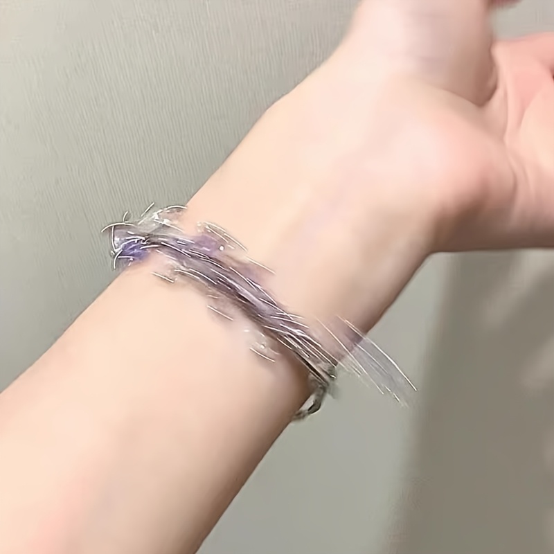 Women's Handmade Spring Wisteria Flower Bracelet