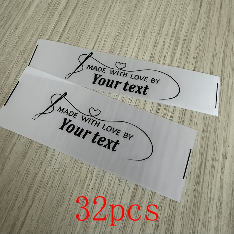 TEMU 32pcs Custom Personalized Labels Suitable For Name Tags, Address Labels, Product Tags - & Small Size Options, Labeling For Office,, Events - Add