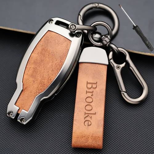 personalized laser engravable keychain text pu pu leather car key ring diy lettering for fathers day valentines christmas gifts retro style for compatible with all vehicles