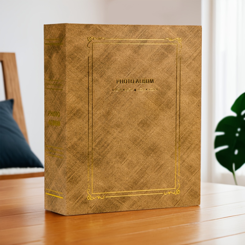 TEMU A Custom 6-inch Photo Album With 200 Insert Pages, Perfect For Polaroids And As A Keepsake For Growth, Making It A Great Gift For