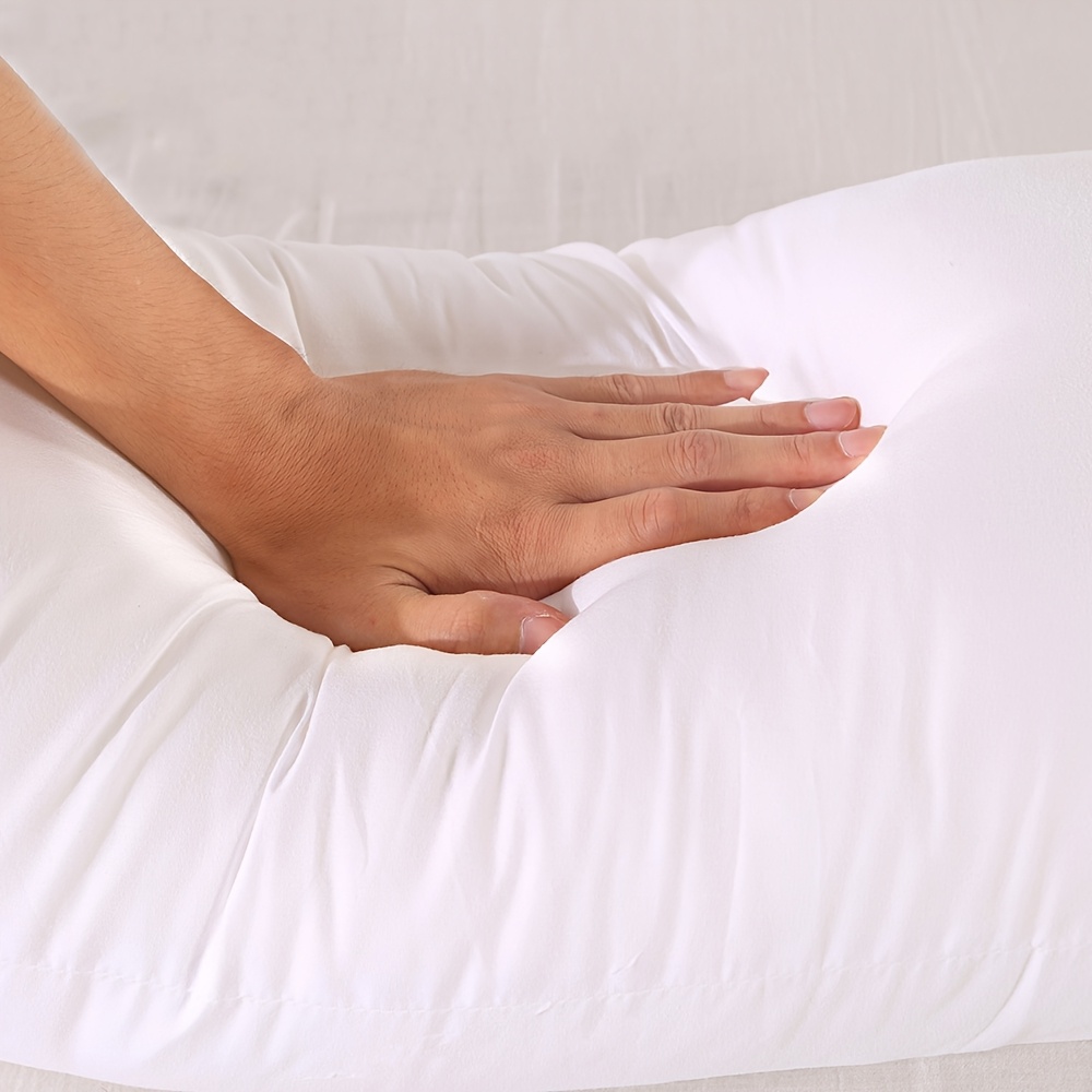 This Ultra-Comfortable U-Shaped Pregnancy Pillow Features a Soft Plush Surface, Making It Suitable for Side Sleeping While Providing Support for The Waist And Legs, Alleviating Pressure on The Abdomen And Back, And Is Available in Various Colors And