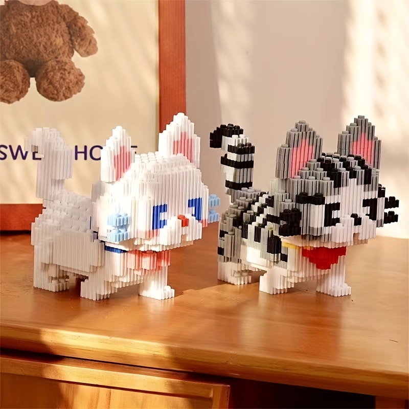 

4000pcs Kitty Block Toy: Creative Diy Puzzle With Large Pieces - Perfect Birthday Gift For Cat Lovers