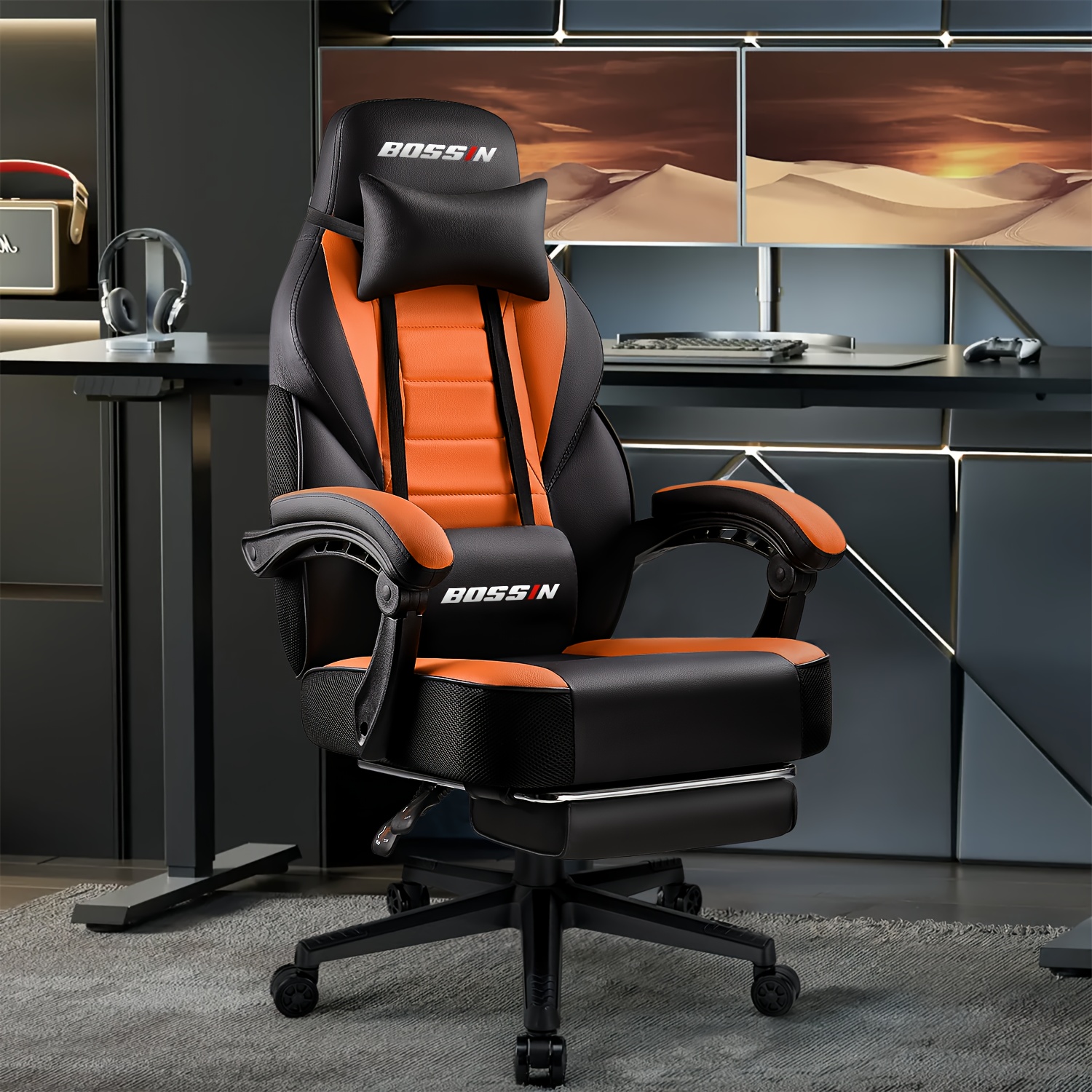 Office Chairs Gaming Chairs For Overweight Gaming Chairs Footrest