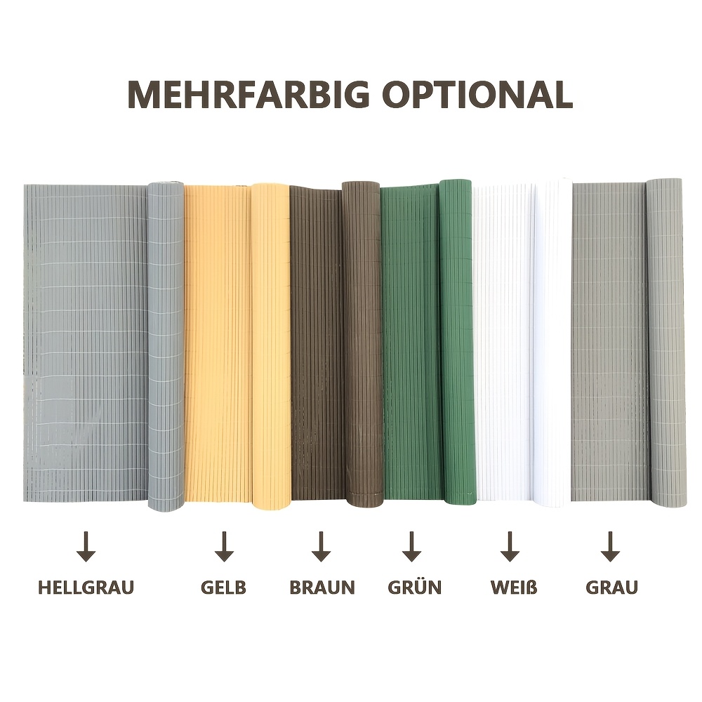 Sight Protection Mat, Sealed Pipe Mat Premium Sight Protection, Sleeping Mats For Balcony, And Garden Fences