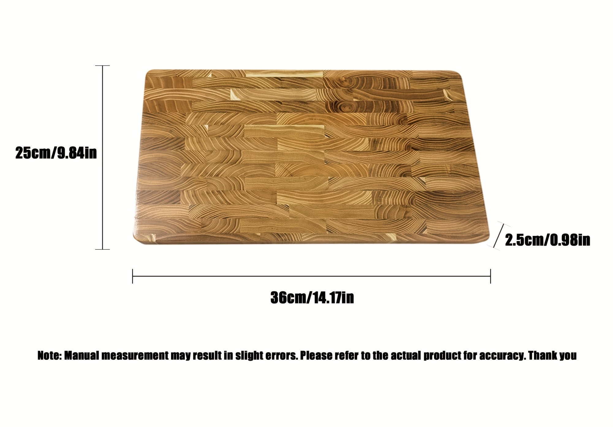 1p teak kitchen cutting board home creative cutting board thick wooden chopping board wooden cutting board details 2