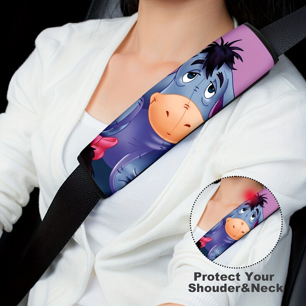 TEMU A Cute Design Belt Protector Pad, A Car Interior Accessory Protector, A Lovely Car Shoulder Strap Protector, A Multifunctional Strap Protector,